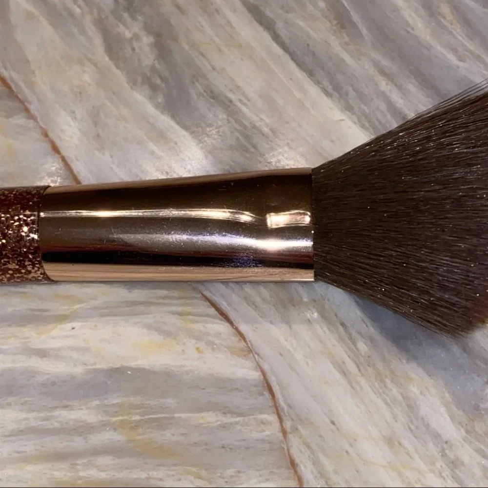Sephora Angled Large Blush Brush‎ Gold Sparkle